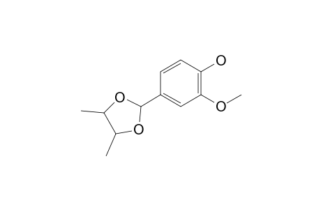 4-(4,5-Dimethyl-1,3-dioxolan-2-yl)-2-methoxyphenol