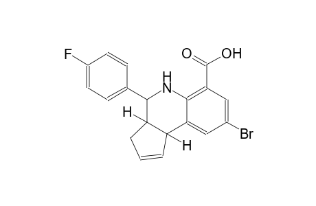 3H-cyclopenta[c]quinoline-6-carboxylic acid, 8-bromo-4-(4-fluorophenyl)-3a,4,5,9b-tetrahydro-, (3aS,4R,9bR)-