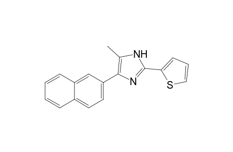 5-Methyl-4-(2-naphthyl)-2-(2-thienyl)imidazole