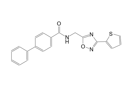 [1,1'-biphenyl]-4-carboxamide, N-[[3-(2-thienyl)-1,2,4-oxadiazol-5-yl]methyl]-