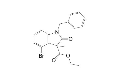 1-Benzyl-4-bromo-2-keto-3-methyl-indoline-3-carboxylic acid ethyl ester