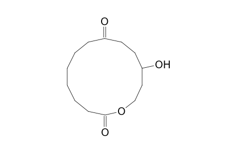 Oxacyclotetradecane-2,9-dione, 12-hydroxy-