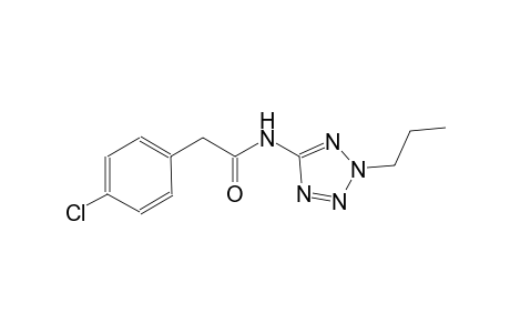 2-(4-chlorophenyl)-N-(2-propyl-2H-tetraazol-5-yl)acetamide