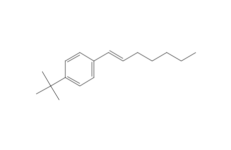 Benzene, 1-(1,1-dimethylethyl)-4-(1-heptenyl)-, (E)-