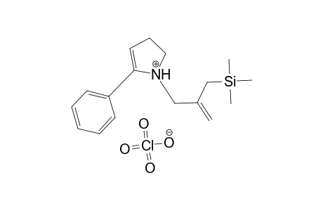 N-[3'-(trimethylsilyl)-2'-methylenepropyl]-2-phenyl-1-pyrrolinium perchlorate