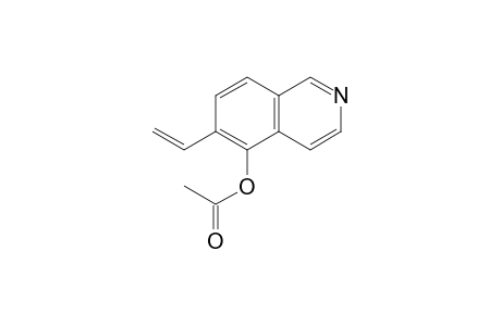 5-Acetoxy-6-ethenylisoquinoline