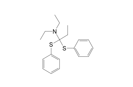 1-(Diethylamino)-1,1-bis(phenylthio)propane