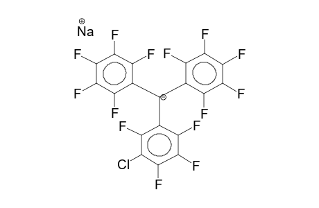 BIS(PENTAFLUOROPHENYL)-3-CHLORO-2,4,5,6-TETRAFLUOROPHENYLMETHANE,SODIUM SALT