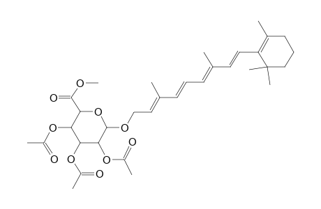 Methyl (1-O-retinyl-2,3,4-triacetyl-.beta.-D-glucopyran)uronate