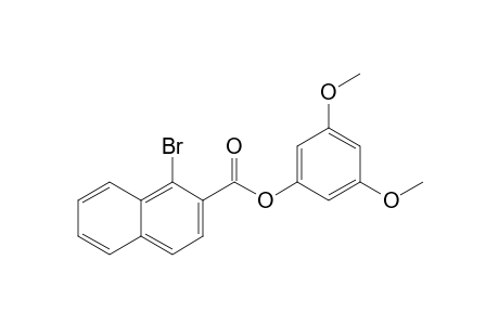 3,5-Dimethoxyphenyl 1-bromo-2-naphthoate