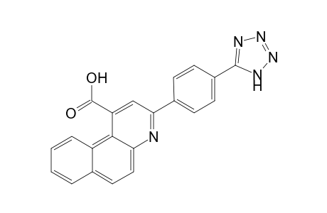 3-[4-(2H-1,2,3,4-tetrazol-5-yl)phenyl]benzo[f]quinoline-1-carboxylic acid