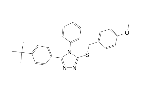 4H-1,2,4-triazole, 3-[4-(1,1-dimethylethyl)phenyl]-5-[[(4-methoxyphenyl)methyl]thio]-4-phenyl-