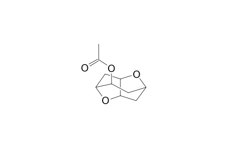Acetic acid-[2,6-dioxatricyclo[3.3.2.0(3,7)]dec-9O(6)-yl]ester