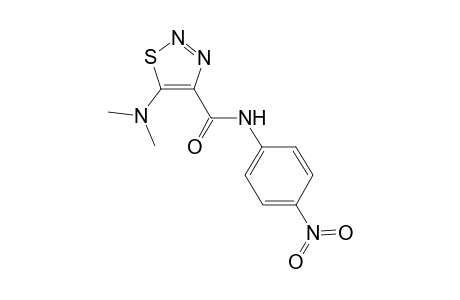 1,2,3-Thiadiazole-4-carboxamide, N-(4-nitrophenyl)-5-dimethylamino-