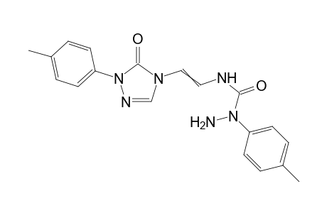 2-(4-Methylphenyl)-4-(2-(4-methylphenyl)-4-vinylsemicarbazide-4-yl)-2,4-dihydro-[1,2,4]triazol-3-one