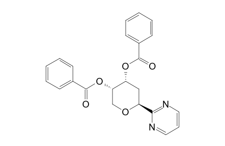 2-(3',4'-DI-O-BENZOYL-2'-DEOXY-beta-D-RIBOPYRANOSYL)-PYRIMIDINE;beta-ISOMER