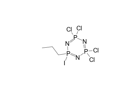 1-Propyl-1-iodotetrachlorocyclotriphosphazene