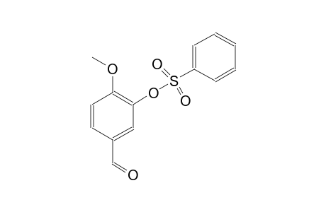 5-formyl-2-methoxyphenyl benzenesulfonate