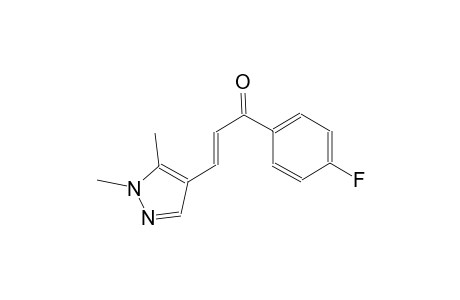 (2E)-3-(1,5-dimethyl-1H-pyrazol-4-yl)-1-(4-fluorophenyl)-2-propen-1-one