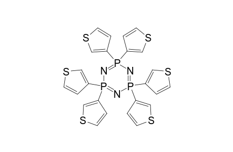 2,2,4,4,6,6-hexa(thiophen-3-yl)-1,3,5-triaza-2$l^{5},4$l^{5},6$l^{5}-triphosphacyclohexa-1,3,5-triene