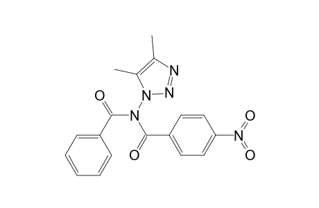 N-(4,5-dimethyl-1,2,3-triazol-1-yl)-4-nitro-N-(phenylcarbonyl)benzamide