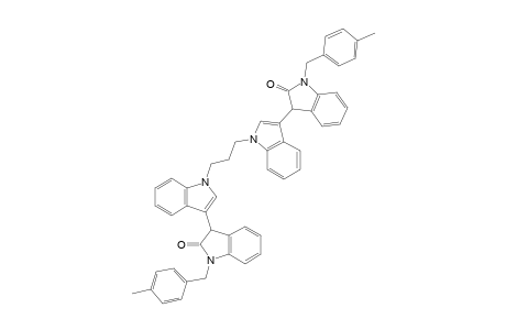 1,3-Bis[(1'-(4-methylbenzyl)-1',3'-dihydro-1'H-[3,3']biindolyl-2'-on)-1-yl]propane