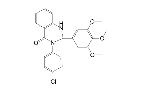 3-(4-chlorophenyl)-2-(3,4,5-trimethoxyphenyl)-2,3-dihydro-4(1H)-quinazolinone