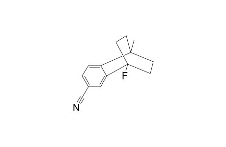 1-FLUORO-4-METHYL-1,2,3,4-TETRAHYDRO-1,4-ETHANO-NAPHTHALENE-7-CARBONITRILE