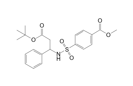 tert-Butyl 3-[(4-methoxycarbonylphenylsulfonamido)]-3-phenylpropanoate