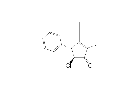 trans-3-(tert-Butyl)-5-chloro-2-methyl-4-phenylcyclopent-2-enone