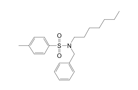 Benzenesulphonamide, 4-methyl-N-benzyl-N-heptyl-