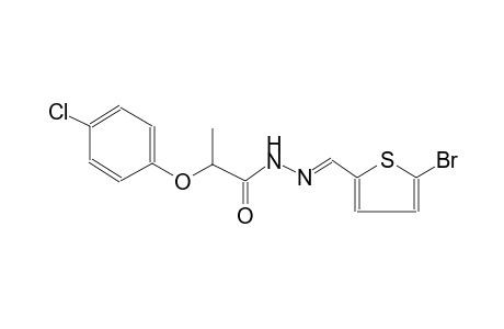 propanoic acid, 2-(4-chlorophenoxy)-, 2-[(E)-(5-bromo-2-thienyl)methylidene]hydrazide