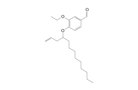 3-ethoxy-4-(tridec-1-en-4-yloxy)benzaldehyde