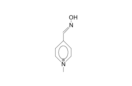 1-Methyl-4-aldoxime-pyridinium cation