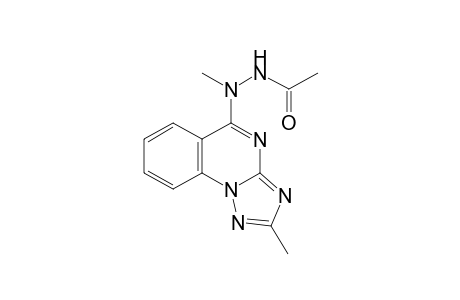 acetic acid, 2-methyl-2-(2-methyl-s-triazolo[1,5-a]quinazolin-5-yl)hydrazide