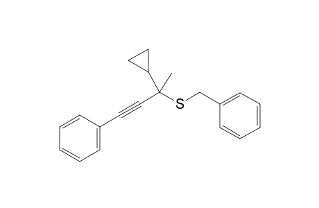 Benzyl(2-cyclopropyl-4-phenylbut-3-yn-2-yl) Sulfide