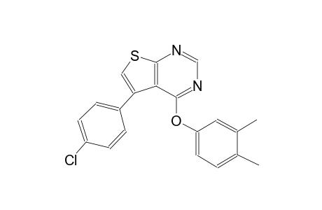 thieno[2,3-d]pyrimidine, 5-(4-chlorophenyl)-4-(3,4-dimethylphenoxy)-