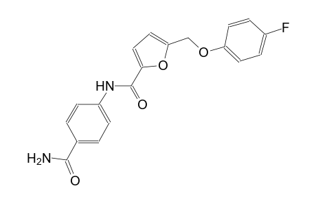 N-[4-(aminocarbonyl)phenyl]-5-[(4-fluorophenoxy)methyl]-2-furamide