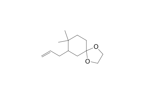 1,4-Dioxaspiro[4.5]decane, 8,8-dimethyl-7-(2-propenyl)-, (.+-.)-