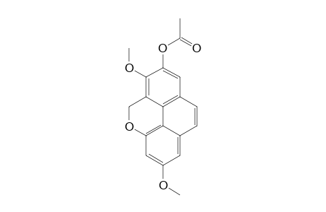 AGROSTOPHYLLIN-ACETATE;7-ACETOXY-2,6-DIMETHOXY-5H-PHENANTHRO-[4,5-BCD]-PYRAN