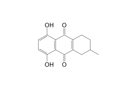 5,8-Dihydroxy-3-methyl-1,2,3,4,-tetrahydro-9,10-anthraquinone