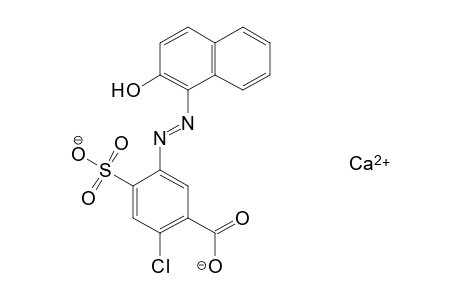 2-Amino-4-carboxy-5-chlorobenzenesulfonic acid -> 2-naphthol, ca-salt