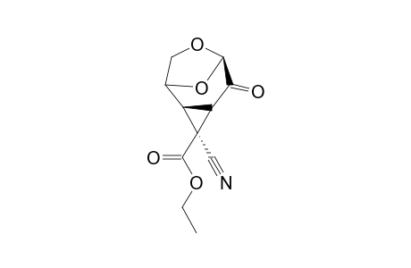 Ethyl 3-cyano-5-oxo-7,9-dioxatricyclo[4.2.1.0(2,4)]nonane-3-carboxylate