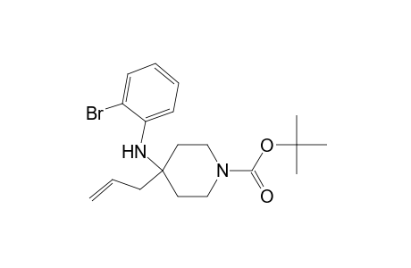4-(2-bromoanilino)-4-prop-2-enyl-1-piperidinecarboxylic acid tert-butyl ester