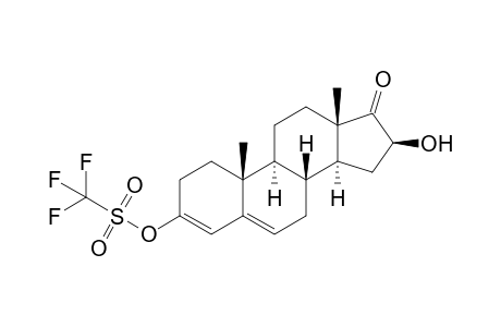 16.beta.-Hydroxy-3-[[(trifluoromethyl)sulfonyl]oxy]androst-3,5-dien-17-one