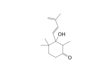 3-Hydroxy-2,4,4-trimethyl-3-[(1E)-3-methyl-1,3-butadienyl]cyclohexanone