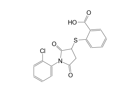 benzoic acid, 2-[[1-(2-chlorophenyl)-2,5-dioxo-3-pyrrolidinyl]thio]-