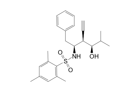 (3R,4R,5S)-4-Ethynyl-2-methyl-5-[N-(2,4,6-trimethylphenylsulfonyl)amono]-6-phenylhexan-3-ol
