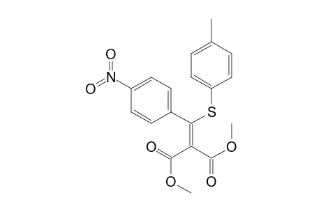 Dimethyl-(.alpha.-(p-tolylthio)-p-nitrobenzylidene)malonate