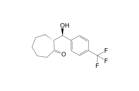 syn-(2R*,1'R*)-2-[Hydroxy(4-(trifluoromethyl)phenyl)methyl]cycloheptanone